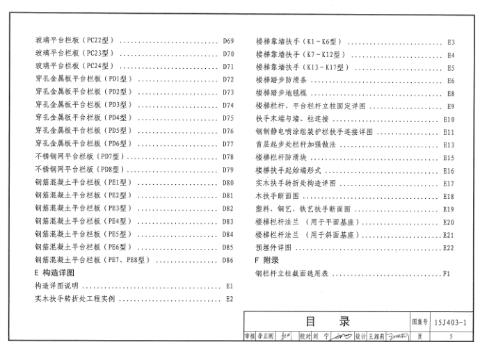 15j403-1欄桿免費圖集